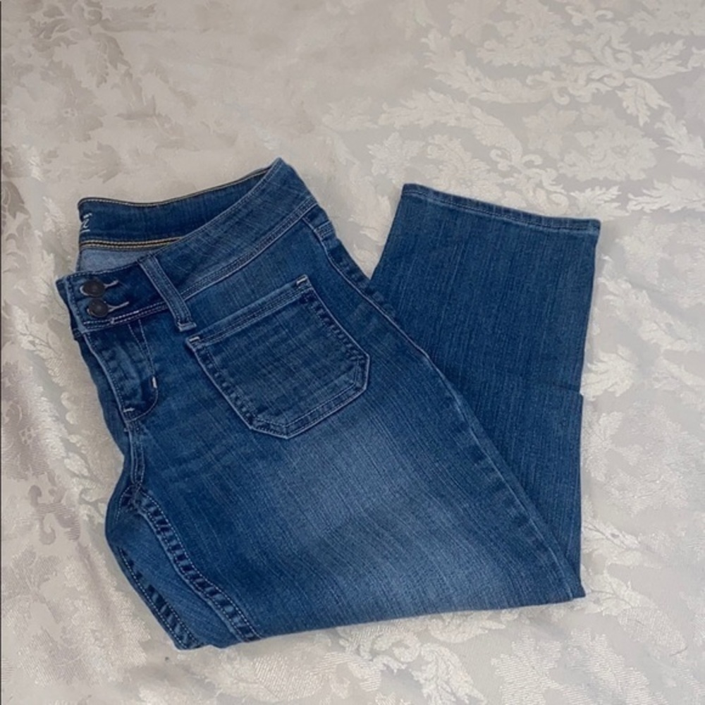 Old‎ navy women’s diva denim capris size 2 - Picture 2 of 8